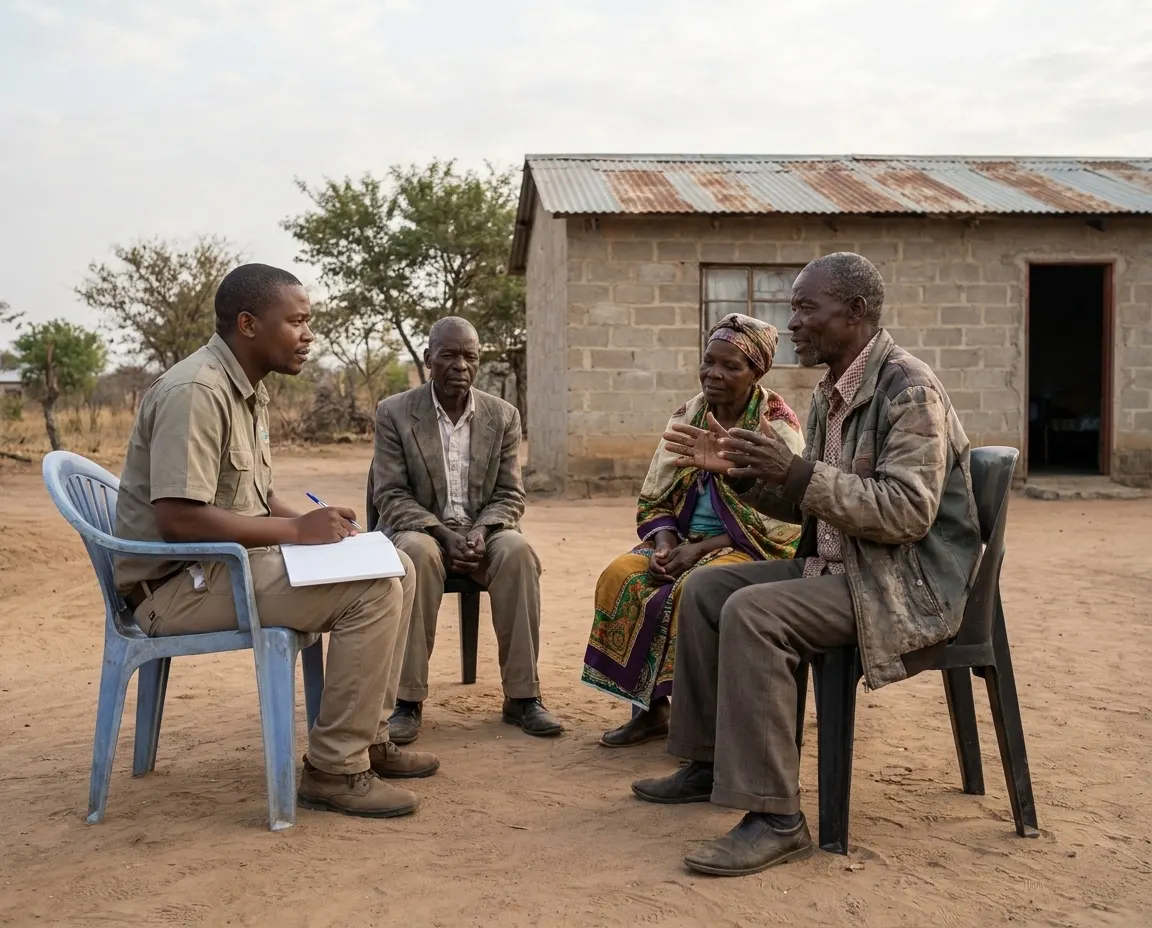 GKWF team in a listening session with community elders
